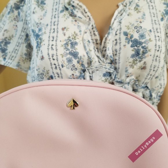 SERENDIPITY PINK MEDIUM DOME COSMETIC KATE SPADE - Picture 11 of 14